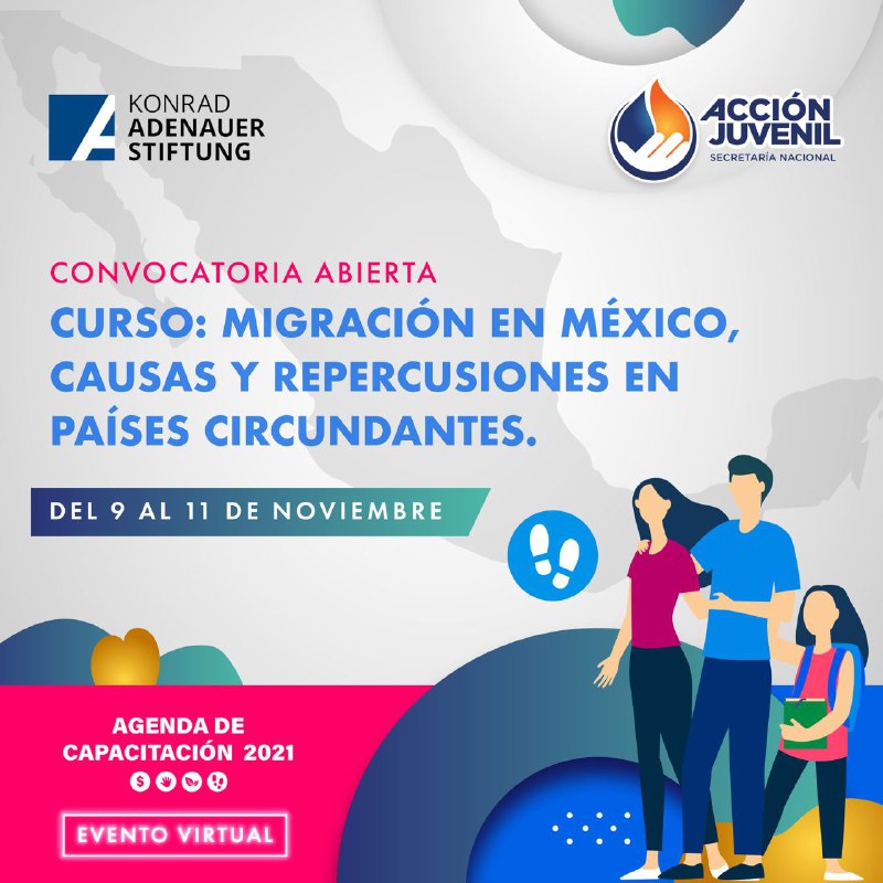 Curso: Migración en México, causas y repercusiones en países circundantes KAS - SNAJ
